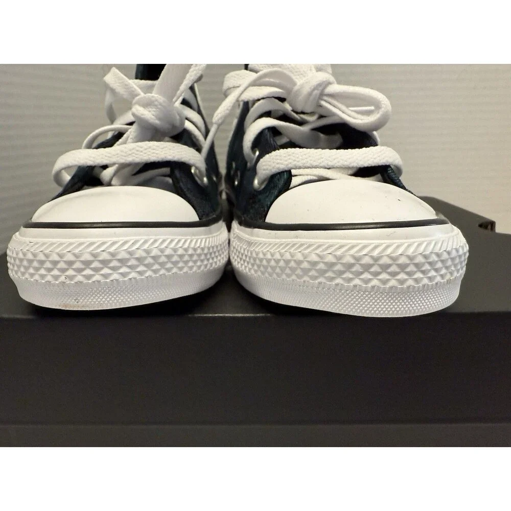 New Converse Chuck Taylor All Star Plaid High Tops Youth Sz 12 Lace Up Stars